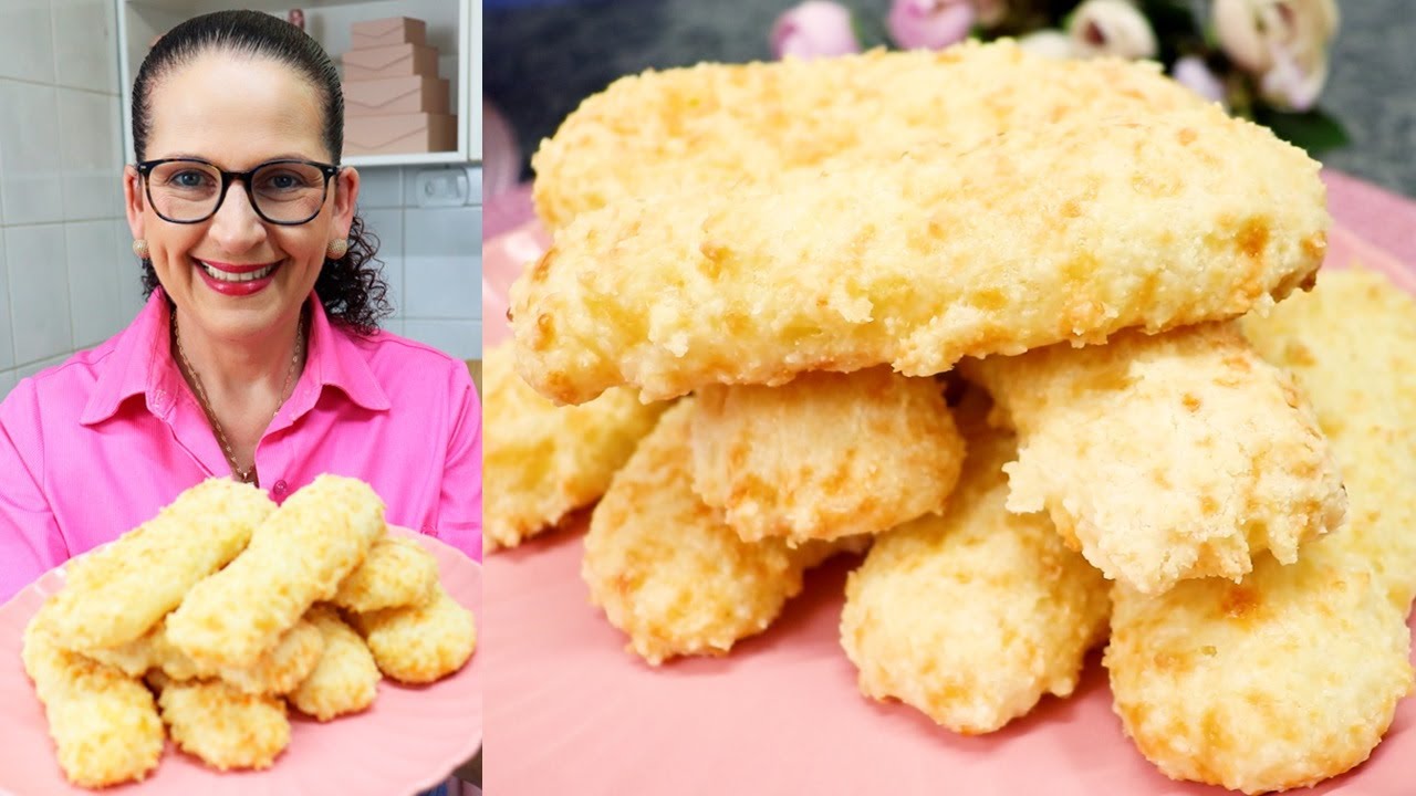COM APENAS 1 OVO, BISCOITÃO DE POLVILHO ASSADO FÁCIL E RÁPIDO! DELICIOSO! - Isamara Amâncio