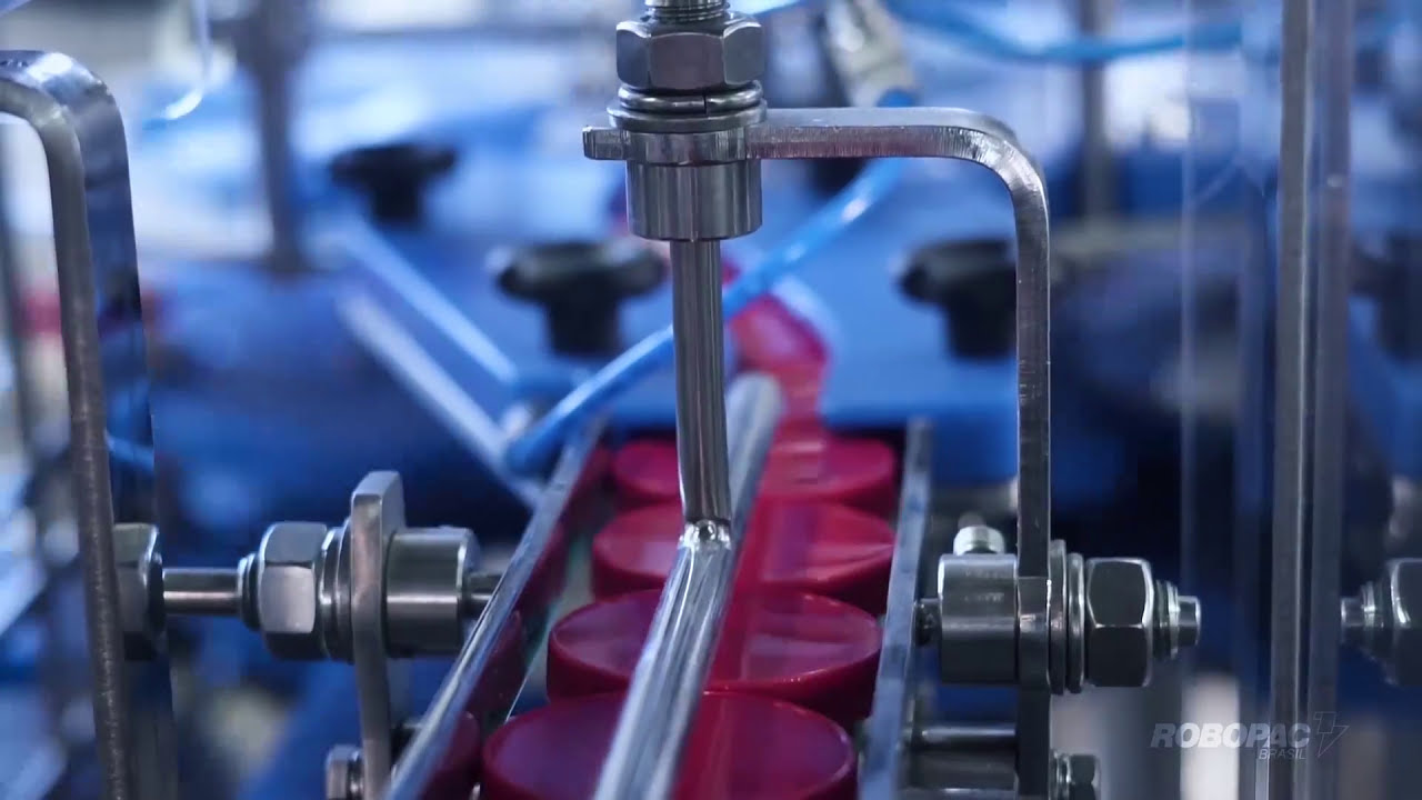 Envasadora Célula de Carga Rotativa com Tampador Pressurizada para Maionese | EXATA