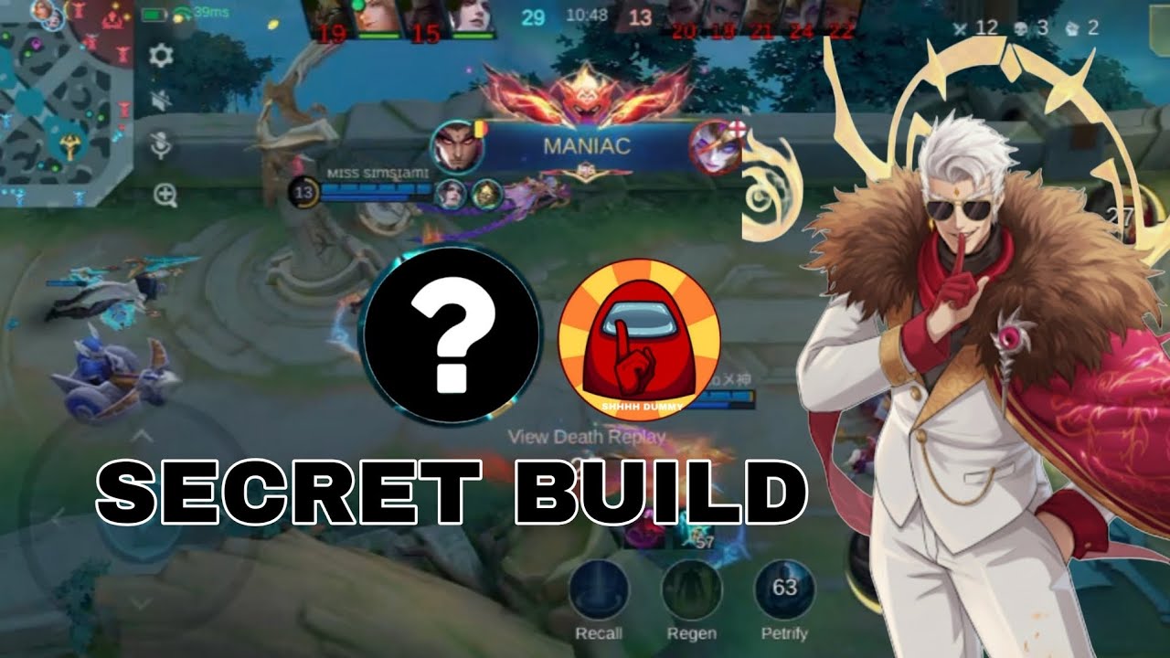 Yu Zhong Secret Item 100% Burst Damage | Moba Legends 5v5 | Tatsuya