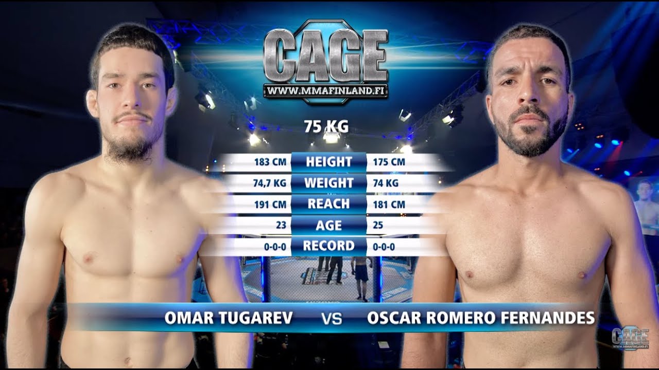 CAGE 61: Tugarev vs Romero  (Complete MMA Fight)