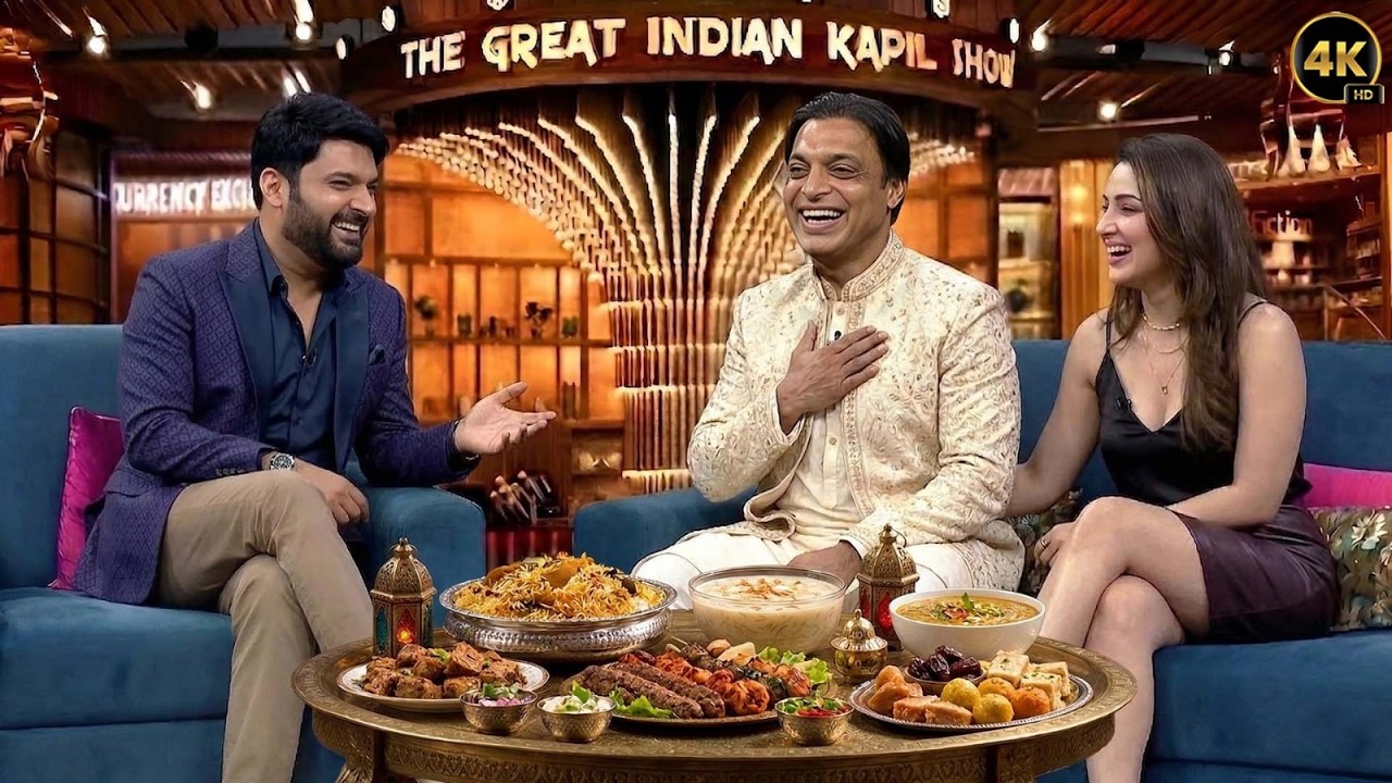 Ex Pakistani Cricketer Shoiab Akhtar अपनी Wife के साथ पहुंचे Kapil के Show पर Eid मनाने | NewEpisode