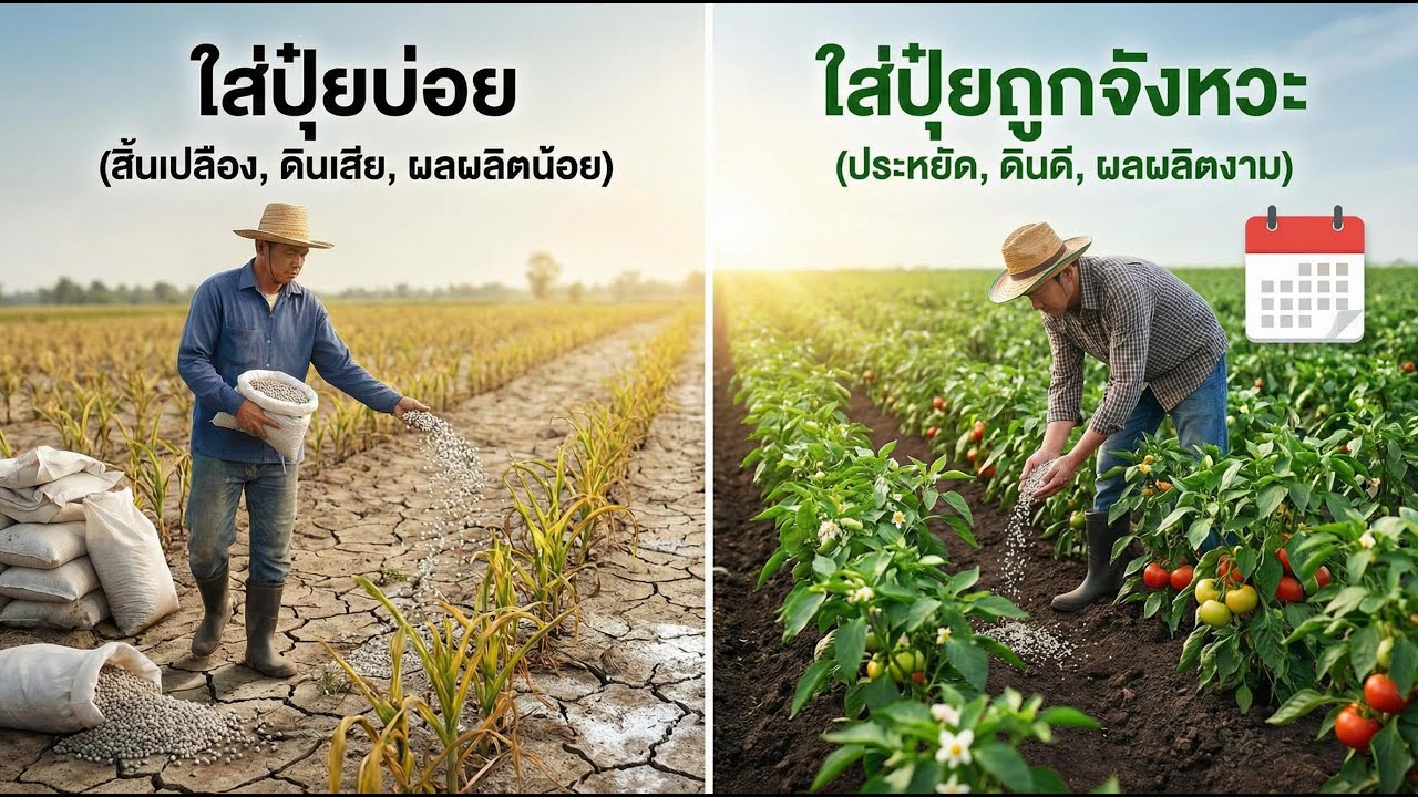 ไขความลับปุ๋ย: จากมั่วๆ สู่พืชโตไว! เกษตรพอเพียงสู้ชีวิต