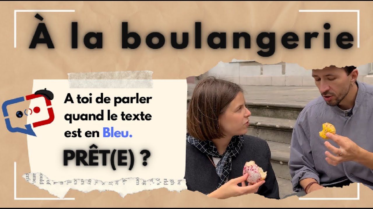 DIALOGUE en français #12 -  À LA BOULANGERIE