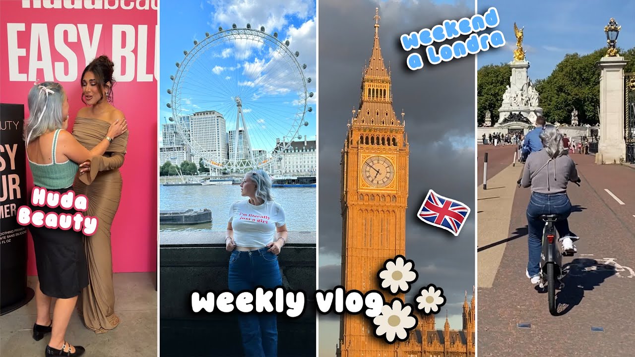 weekly vlog 🇬🇧 weekend a LONDRA & ho incontrato Huda Beauty..!