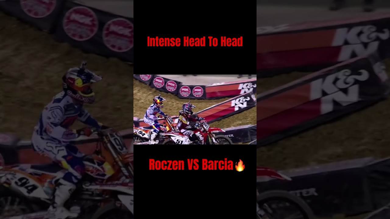 Intense Battle Roczen Vs Barcia Arlington 2014