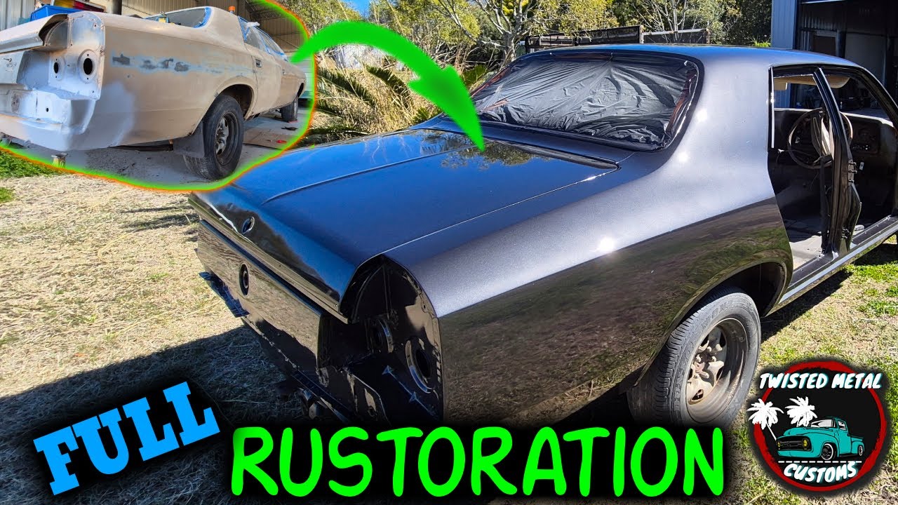 Ремонт и покраска ржавчины CM Valiant от начала до конца