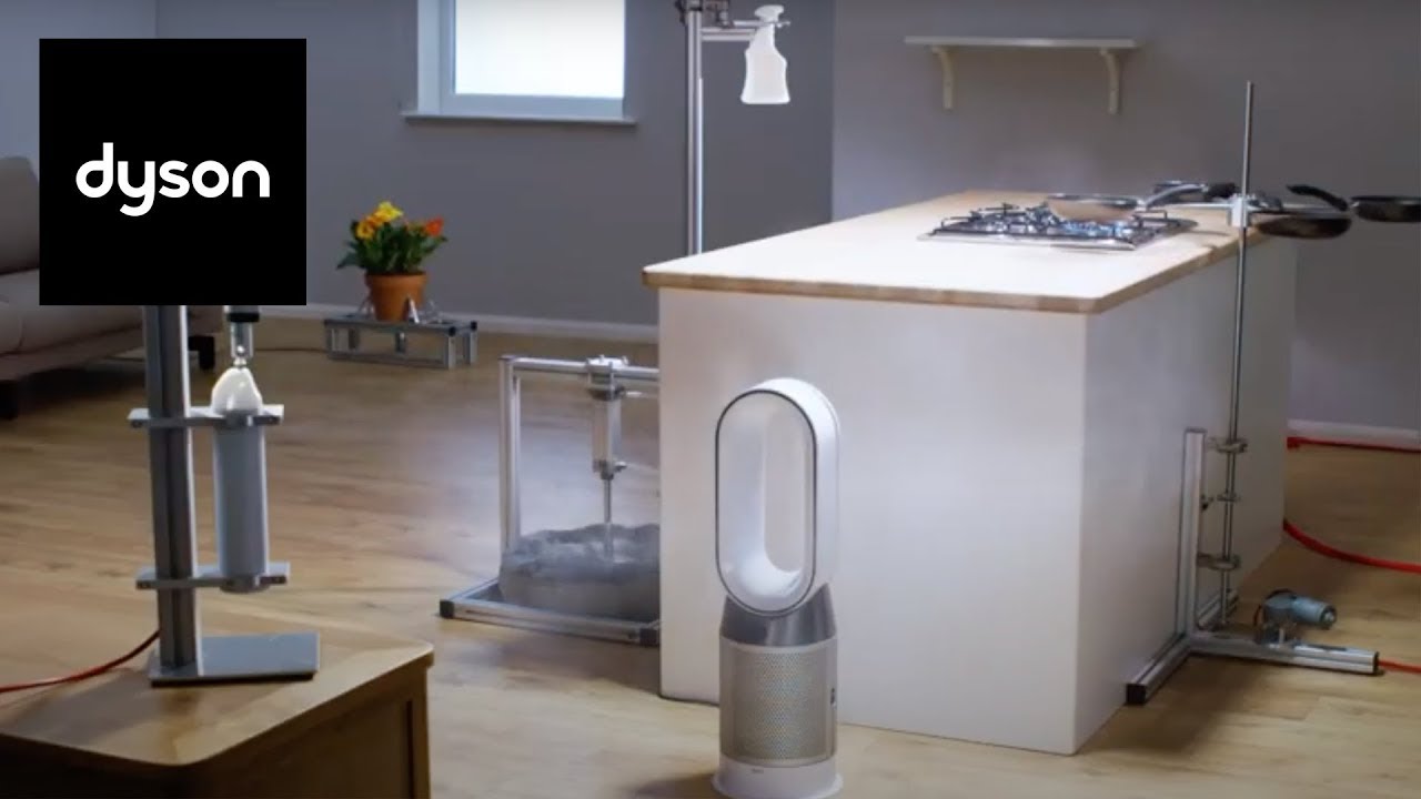 Очиститель воздуха Dyson Pure Hot+Cool™. Распознает и улавливает загрязняющие вещества в доме.
