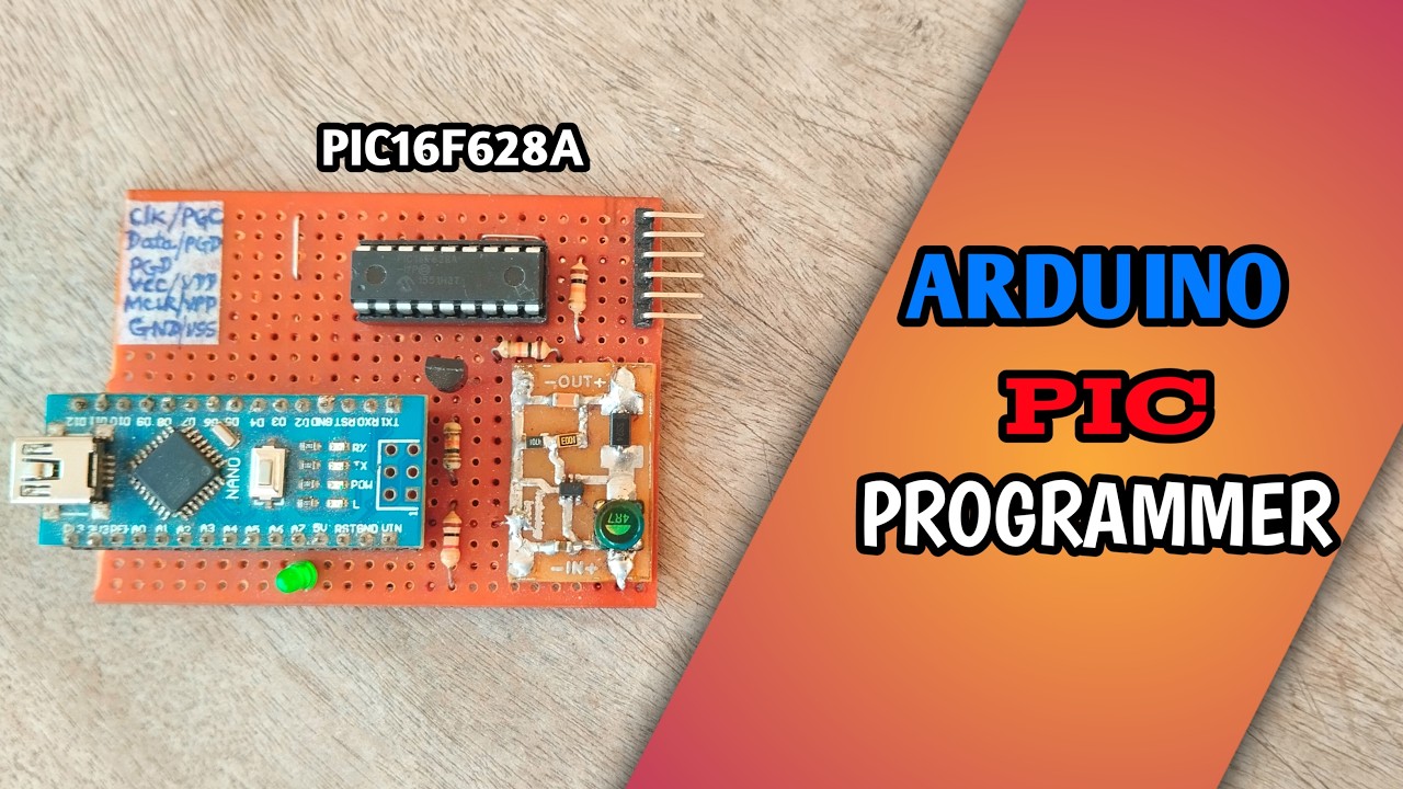 How to make an Arduino PIC Programmer | PIC Microcontroller | @KoppalMechatronics 