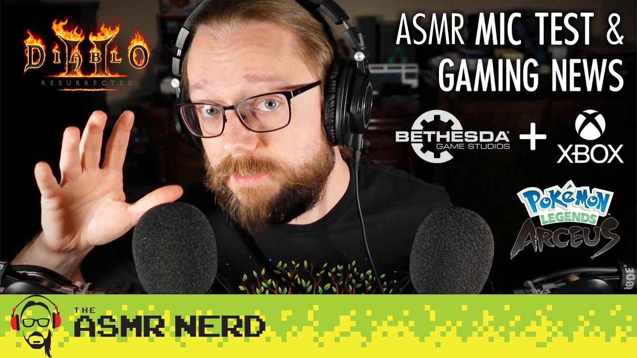ASMR Mic Test & Gaming News: Elder Scrolls 6 Xbox exclusivity, Diablo II Resurrected, Pokémon & More