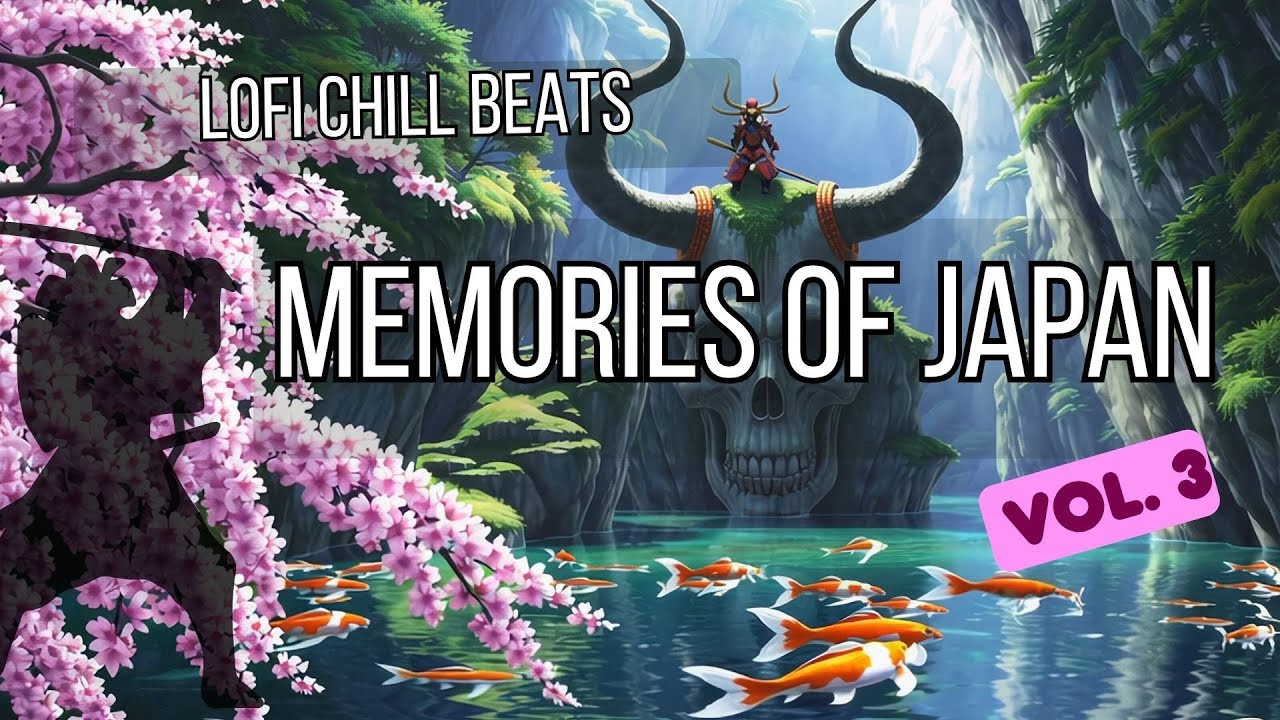 Japanese LoFi Chill Beats – Memories of Japan (Vol. 3) | Samurai & Cherry Blossoms Vibes 🌸