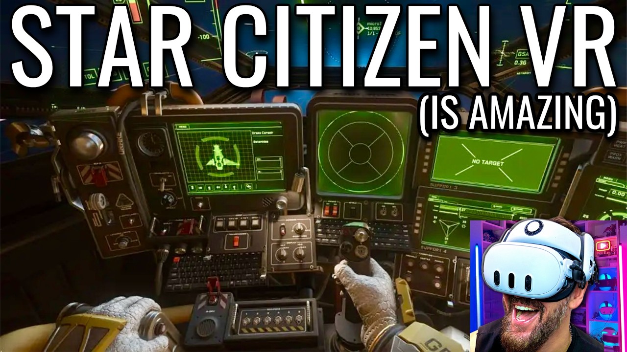 Star Citizen VR - My First Day Hauling & Exploring A Space Station