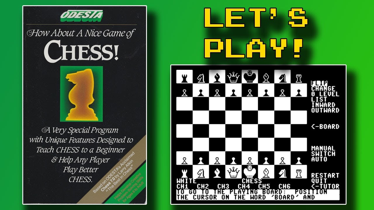 How About a Nice Game of Chess? (Commodore 64, 1983) - Let's Play!