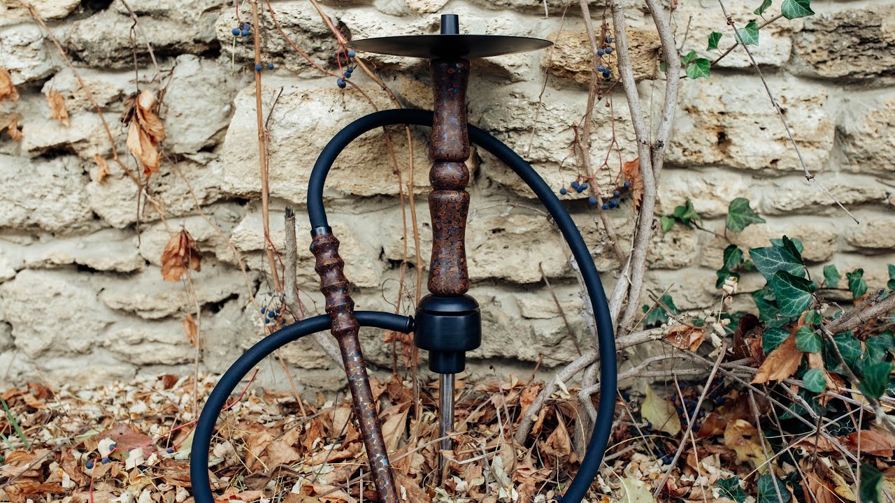 Woodturning - Amazing HOOKAH from epoxy and coffee beans! Необыкновенный кальян из эпоксидки и кофе