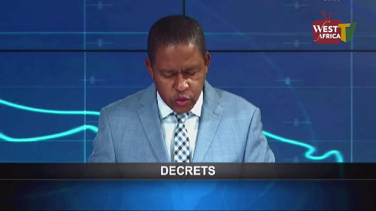 DECRET DU PRESIDENT DE LA REPUBLIQUE DE GUINEE SUR WEST AFRICA TV