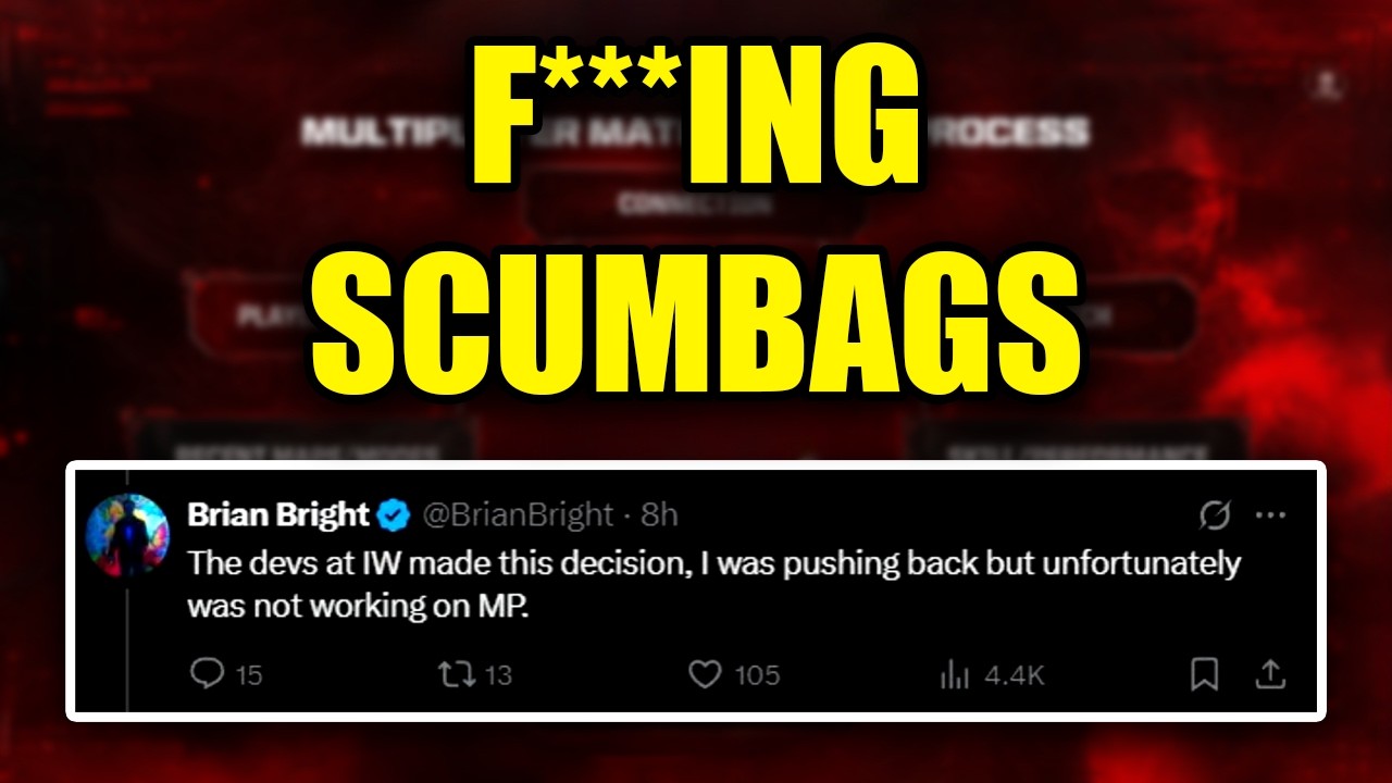 ...IT WAS INFINITY WARD THE ENTIRE F***ING TIME