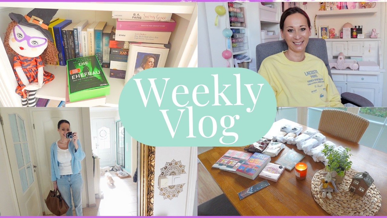 ☀️💞 Weekly VLOG I Buchempfehlung 🧸📚🎀 I Haul I Wechseljahre 🤪 I ☀️💞