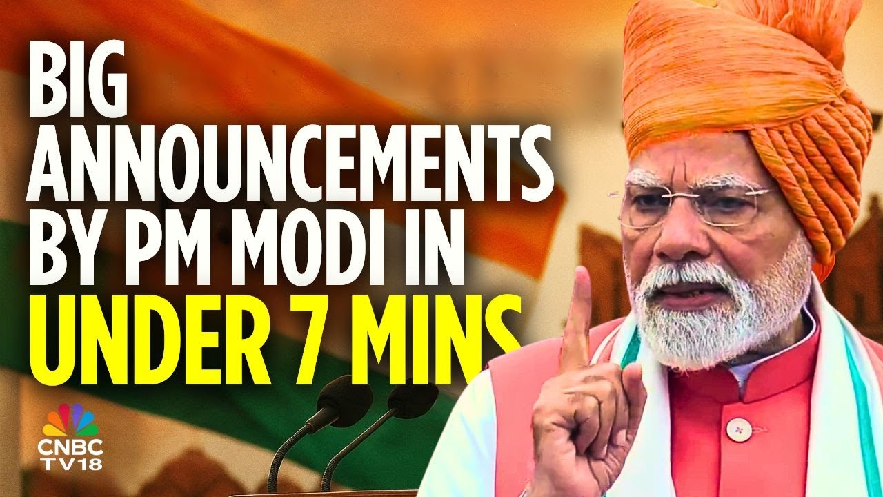 PM Modi’s 79th Independence Day Speech From Red Fort | Key Highlights Under 7 Minutes | N18V