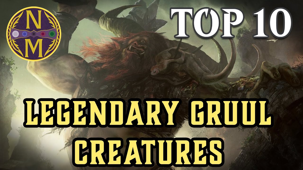 Топ-10 MTG: Легендарные существа Груул (красно-зелёные) | Magic: the Gathering | Эпизод 533