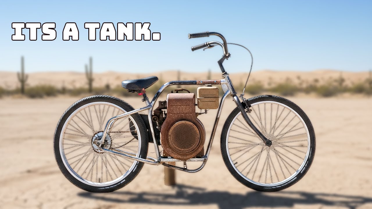 I *SLAP* 11HP on a Walmart bicycle (part 1)
