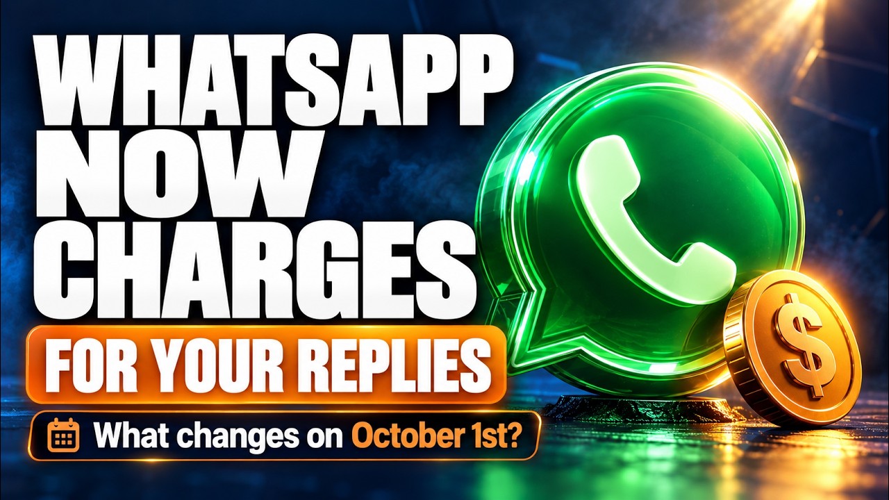 WhatsApp Now Charges For Your Replies (1 Oct 2026 Pricing Change)