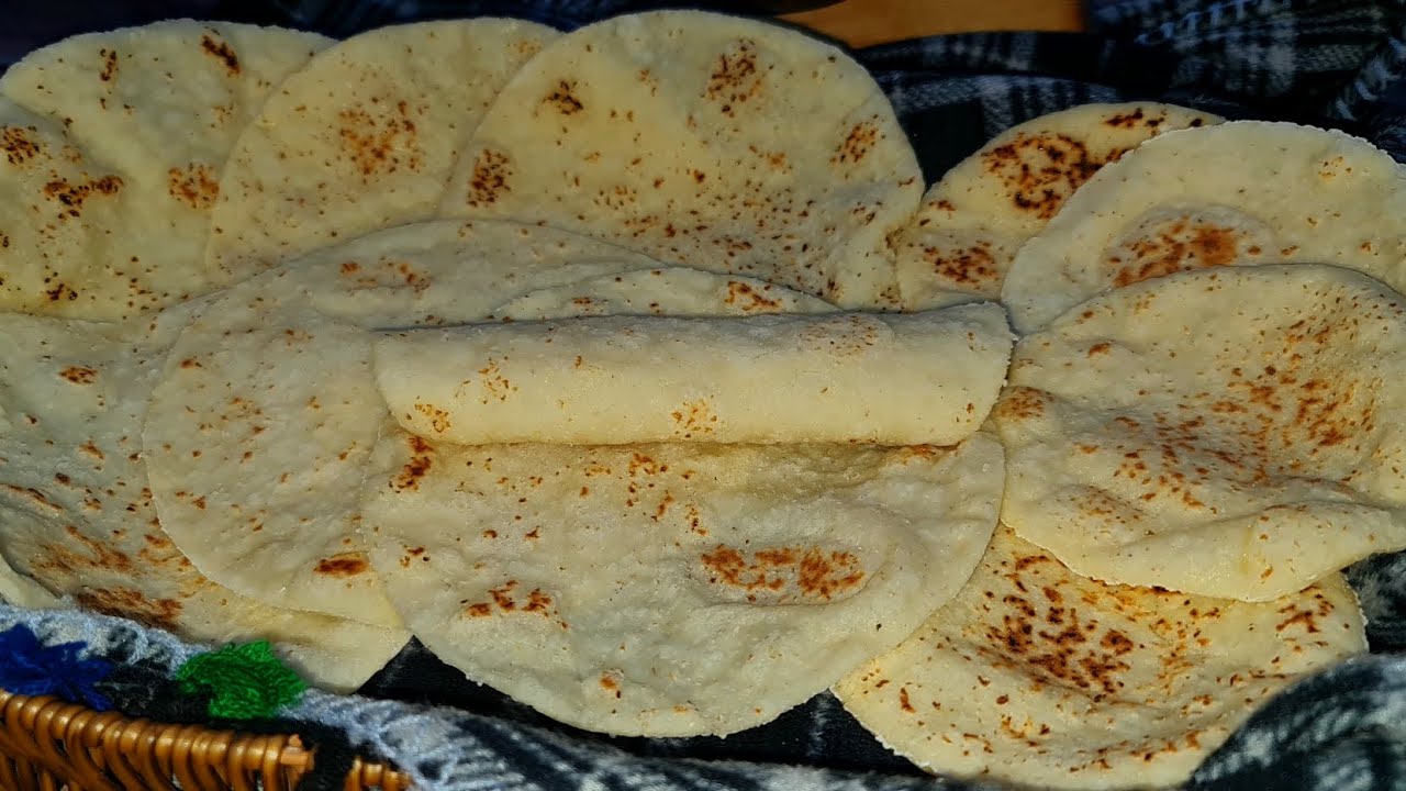 خبز بالطحين المنزلي البسيط جلوتن فري ناجح جدا مفاجئة👌🏻😍