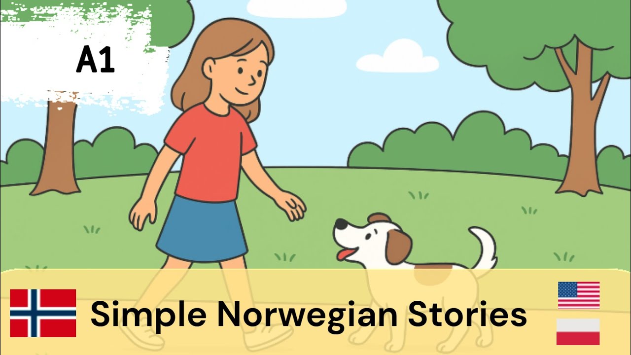 A1 "En ny venn" - Short Stories in Norwegian For Beginners A1