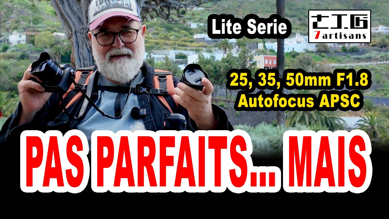 7Artisans AF 25mm 35mm 50mm F1.8 : trois objectifs légers pour APS-C - EN FRANÇAIS