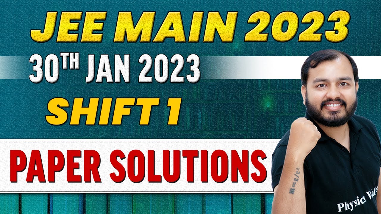 JEE MAIN 2023 Paper Discussion, Attempt 1🔥 || 30th Jan - Shift 1