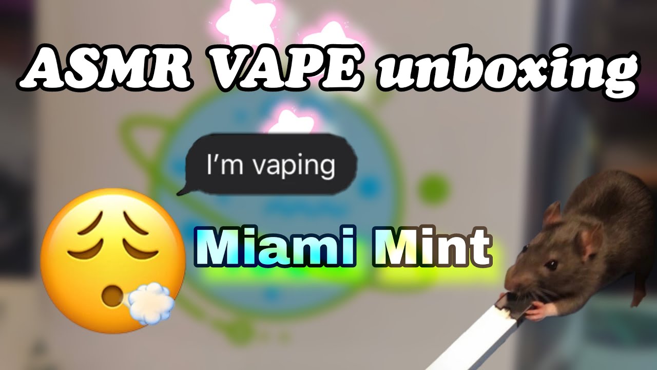 ASMR | Geek Bar Miami Mint Unboxing 🍃 | Lofi 🎧 | NO Talking