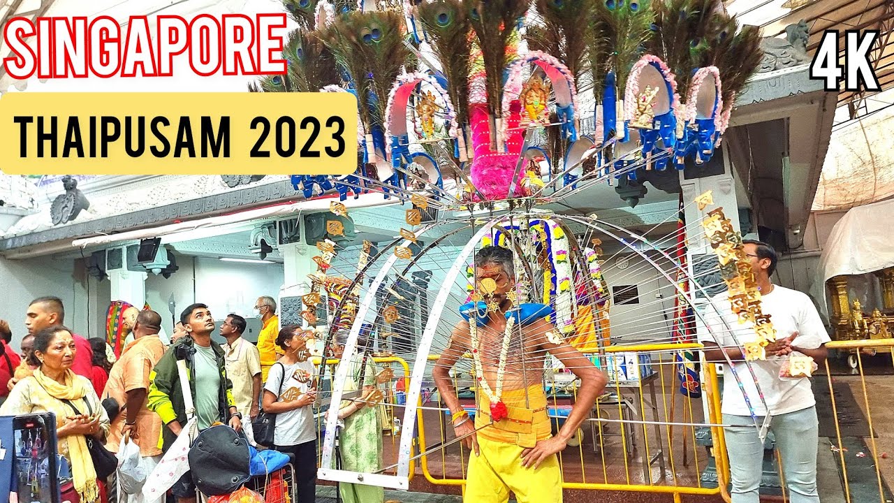 Singapore Thaipusam Kavadi |  Thaipusam 2023 |  Singapore Little India