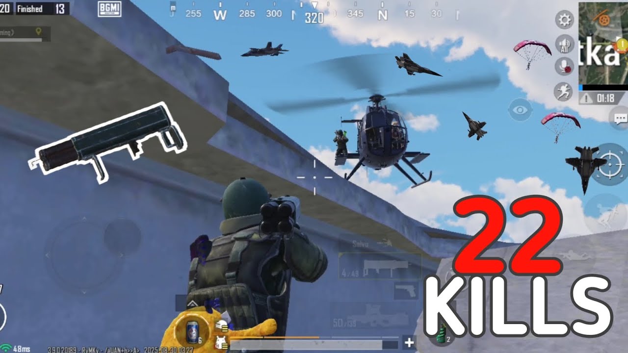 Fighter Jet + Helicopter Came Rushing But M202 RPG Destroyed Them😆| Payload 3.0 | BGMI 