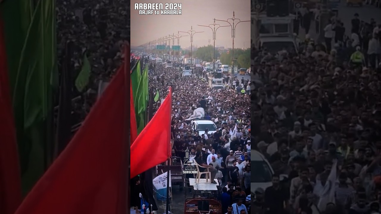 Arbaeen Walk 2024 - Safar E Ishaq Start From Najaf To Karbala
