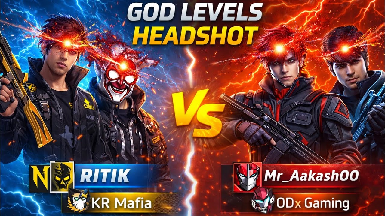 2 vs 2 custom !! God level headshort !! RR STATUS 143 !! ￼