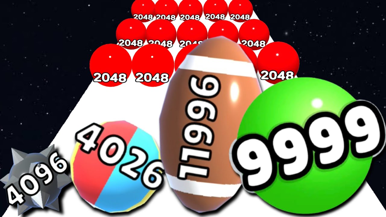 ROLLING BALLS SWALLOWING - Rolling Orb Crash Huge Update (Level Up Balls Gameplays) - Math Games