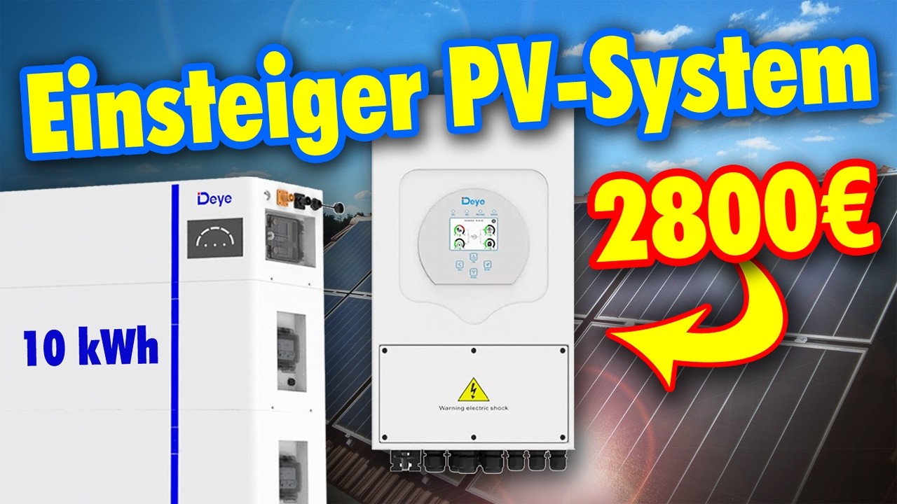 Günstiges & hochwertiges Deye PV-System mit 10 kWh - perfekt für Einsteiger?