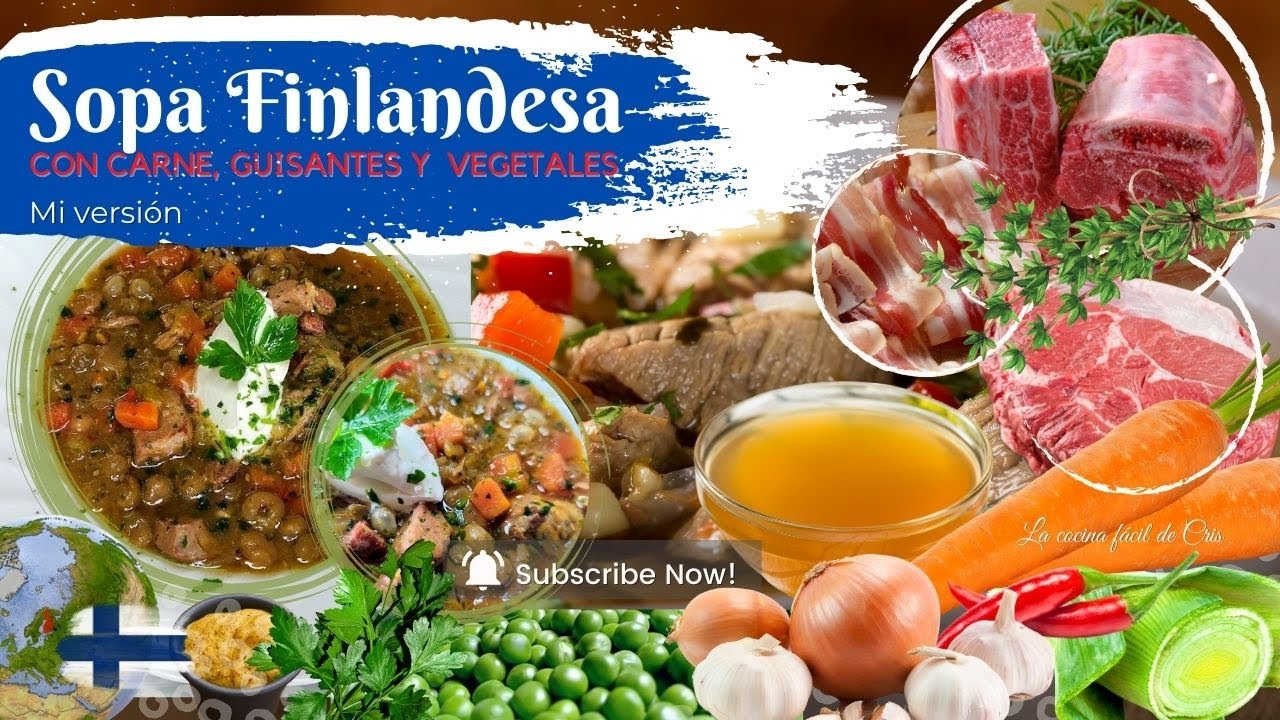 Sopa Finlandesa, una receta espectacular, sencilla y sin complicaciones, para disfrutar en familia.