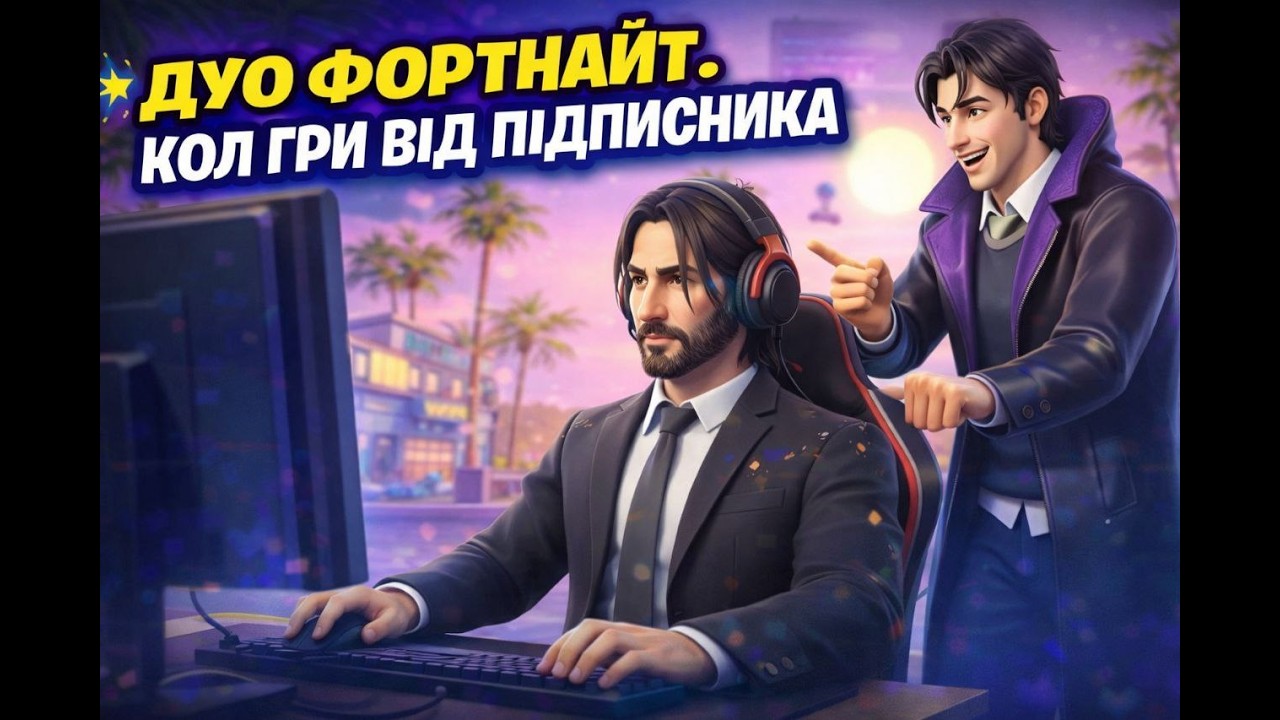 Гра з підписником в ФОРТНАЙТ. Беремо тактичний ТОП