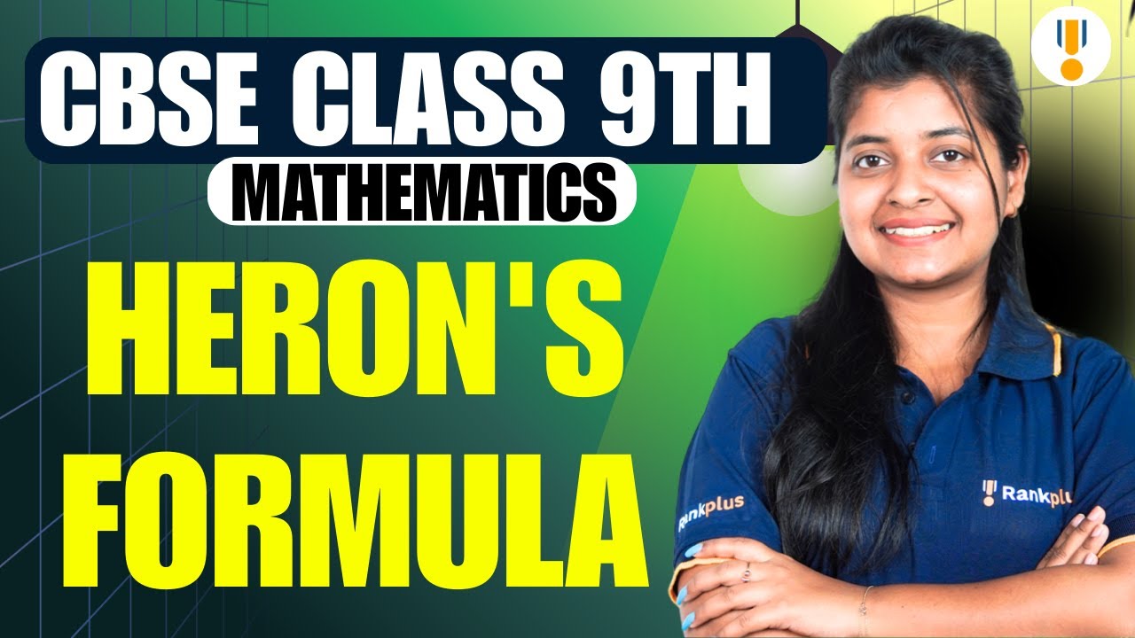 Heron's Formula | Important Questions | CBSE Class 9 Mathematics | Board Exams 2026 | Rankplus