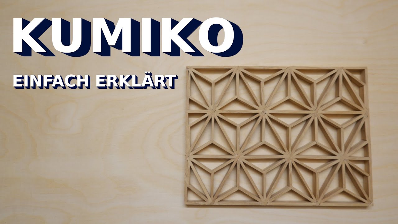 Kumiko mit EINFACHEN Werkzeugen selber machen | ASANOHA | Jonathan Domrös