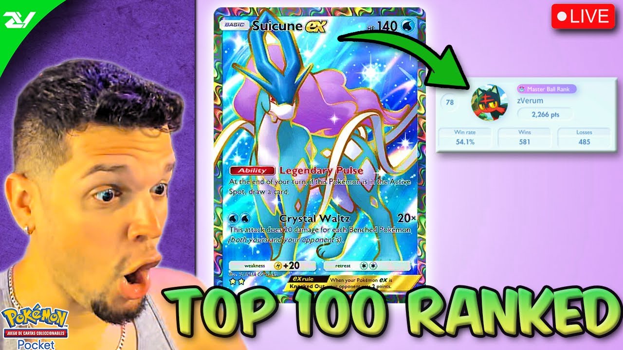 Top 100 de Ranked de Pokemon TCG Pocket en Español