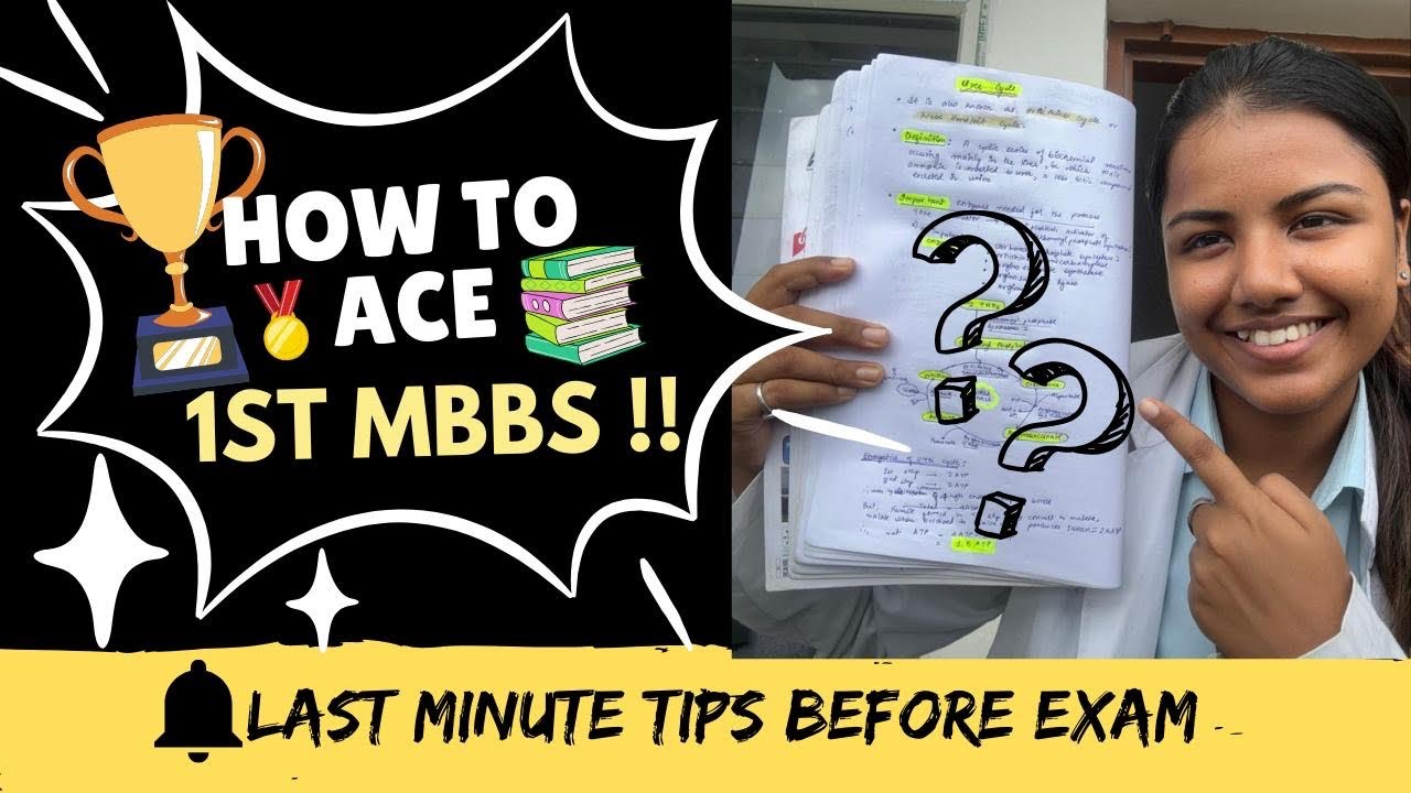 How to score more in 1st year MBBS exams📚💯|| Anatomy | Physiology | Biochemistry|| Best Guide✅🩺