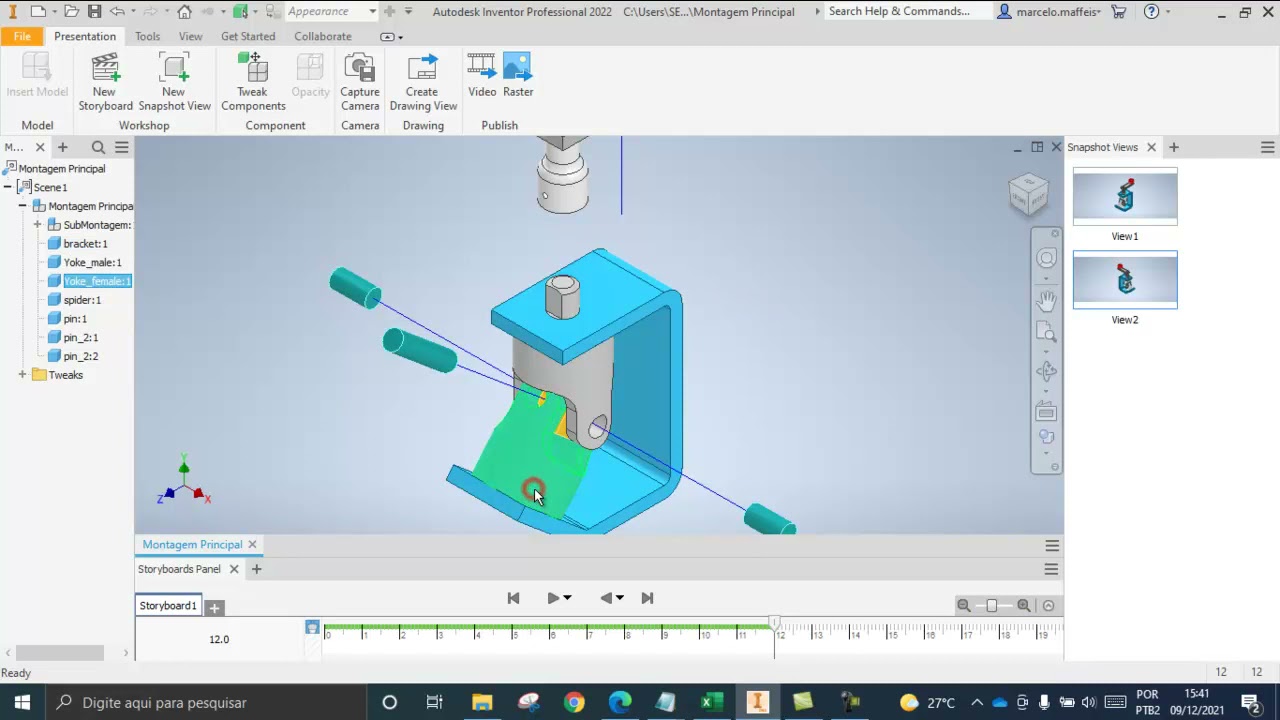 INVENTOR 2022 APRESENTAÇÃO MONTAGEM