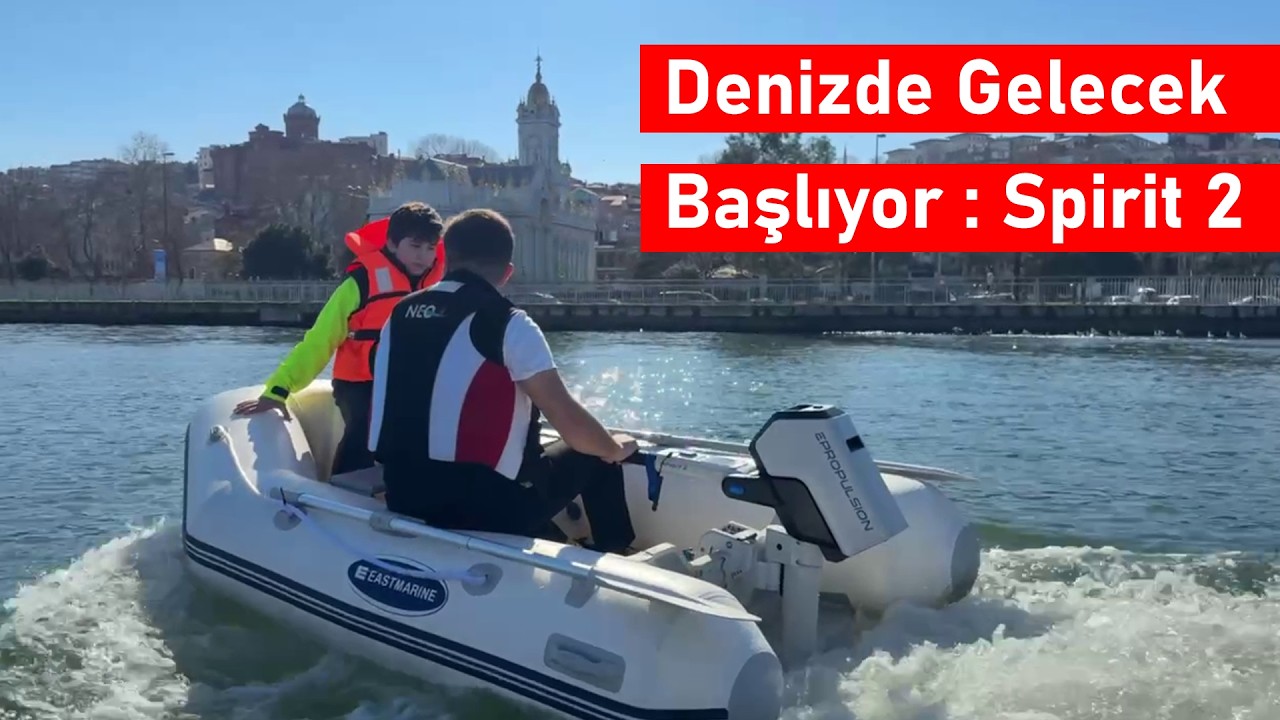 ePropulsion Spirit 2 electric outboard, Istanbul , Erke Marine