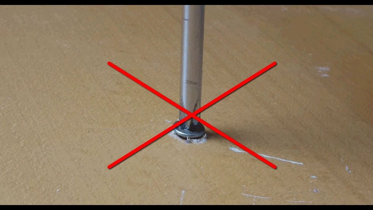 COMMENT ENLEVER UNE VIS ABIMEE ?