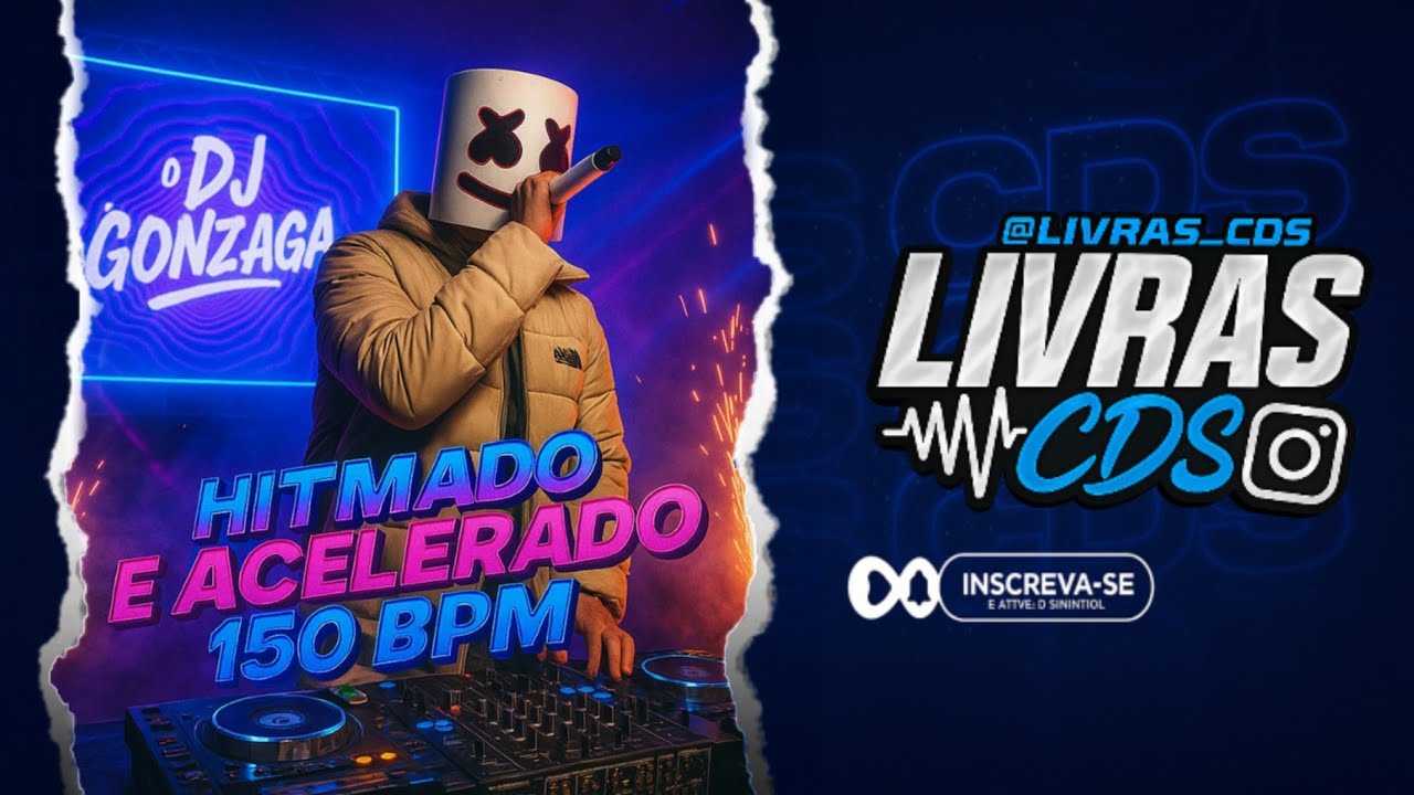 O DJ GONZAGA - HITMADO E ACELERADO - LIVRAS CDS