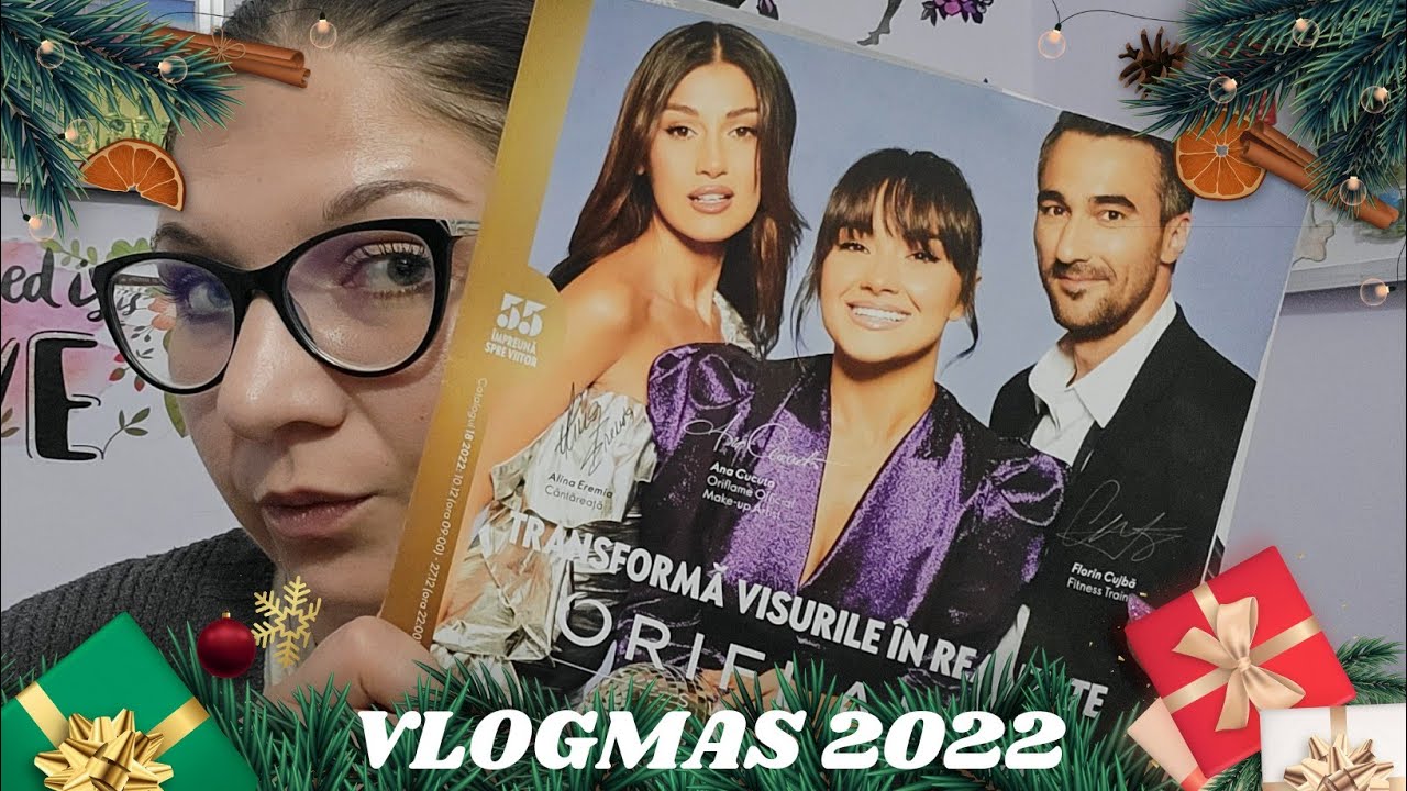 Unboxing Oriflame C18 2022, ce am mai găsit în calendarul advent, zile pline de cursuri| Vlogmas 16🎀