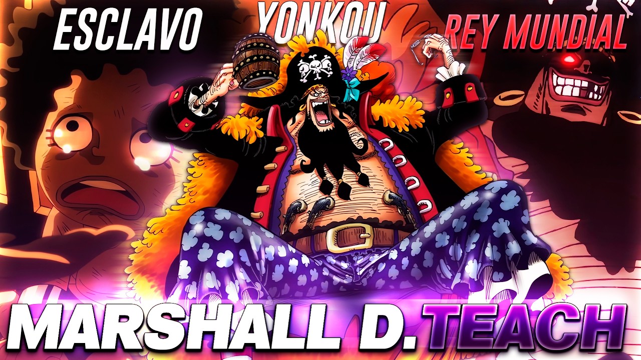 Davy D. Teach: ¡La VENGANZA de BARBANEGRA! (Marshall D. Teach) - One Piece Historia y Evolución
