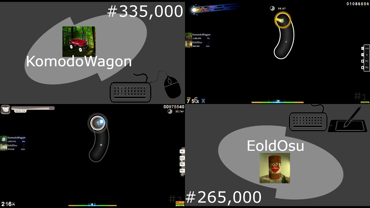 EoldOsu vs KomodoWagon (Imagination - Fly!!)