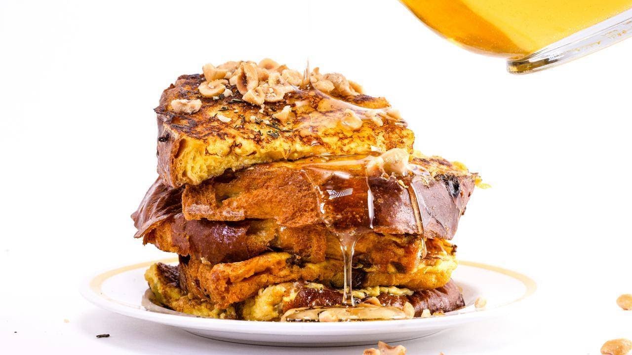 How to Make Panettone French Toast + Italian Sausage Patties By Rachael