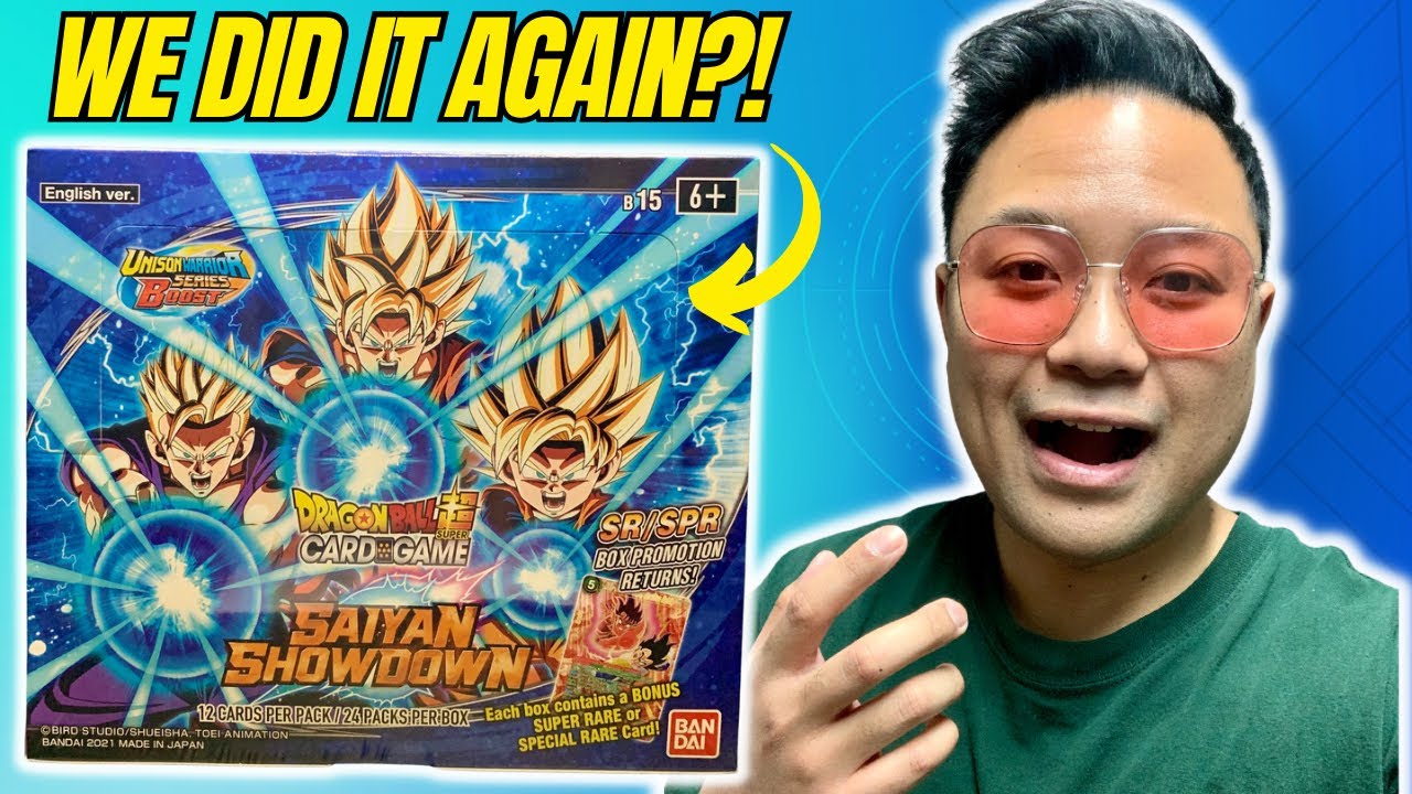 No Way! Not Again! I Can't Believe It! Dragon Ball Super Saiyan Showdown Booster Box Opening